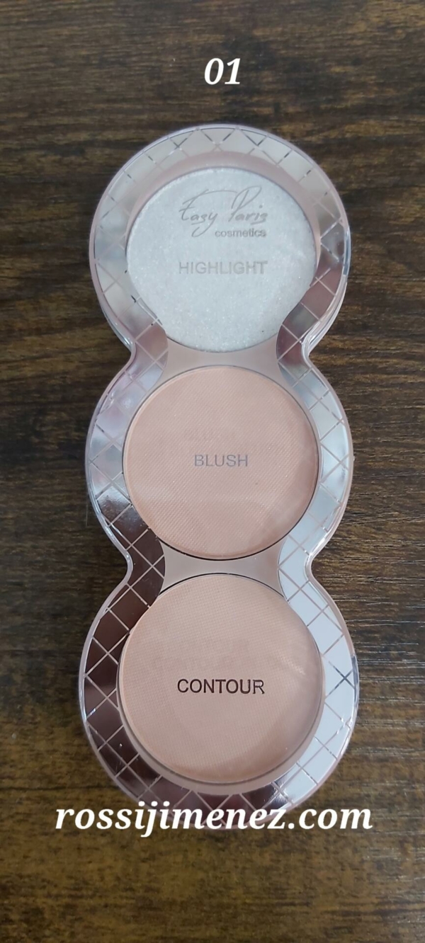 Paleta Iluminador/ Colorete / Corrector Easy Paris - Imagen 2