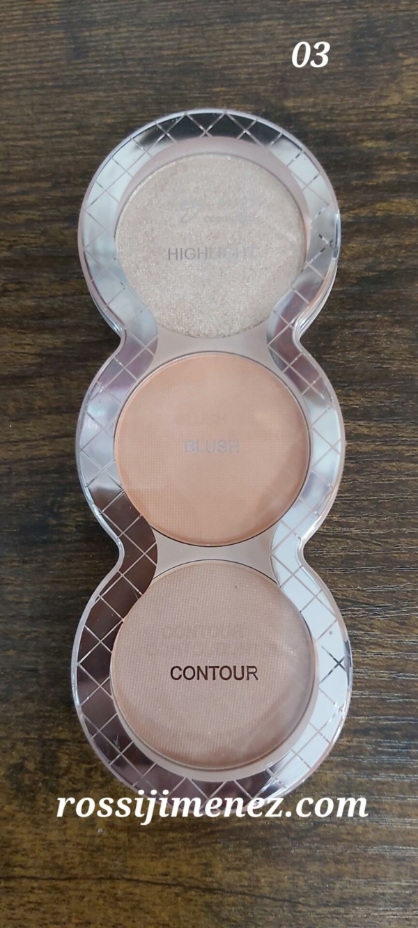 Paleta Iluminador/ Colorete / Corrector Easy Paris - Imagen 4