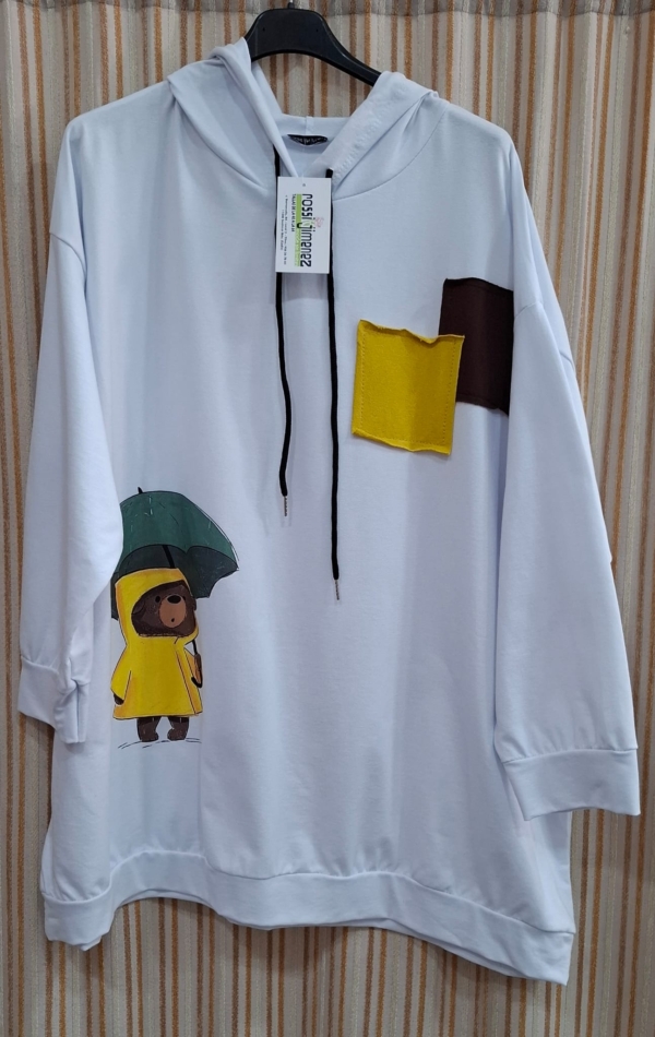 Sudadera Oso Paraguas (145/155 cm cadera aprox) - Imagen 5