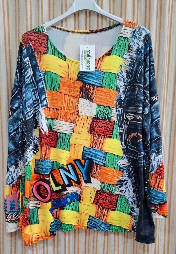 Camiseta Impresión Jersey Lana (Talla única 46 a 54 aprox.)