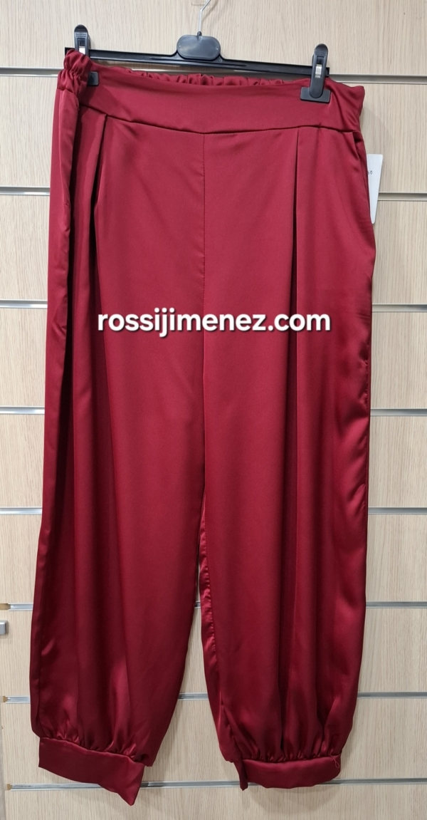 Pantalón Bomber Satinado Curvy - Imagen 4