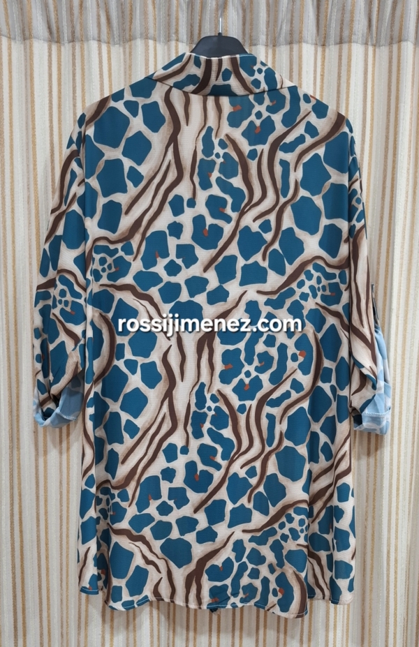 Camisa Nudo Print Curvy (Ancho cadera 145 cm aprox.) - Imagen 2