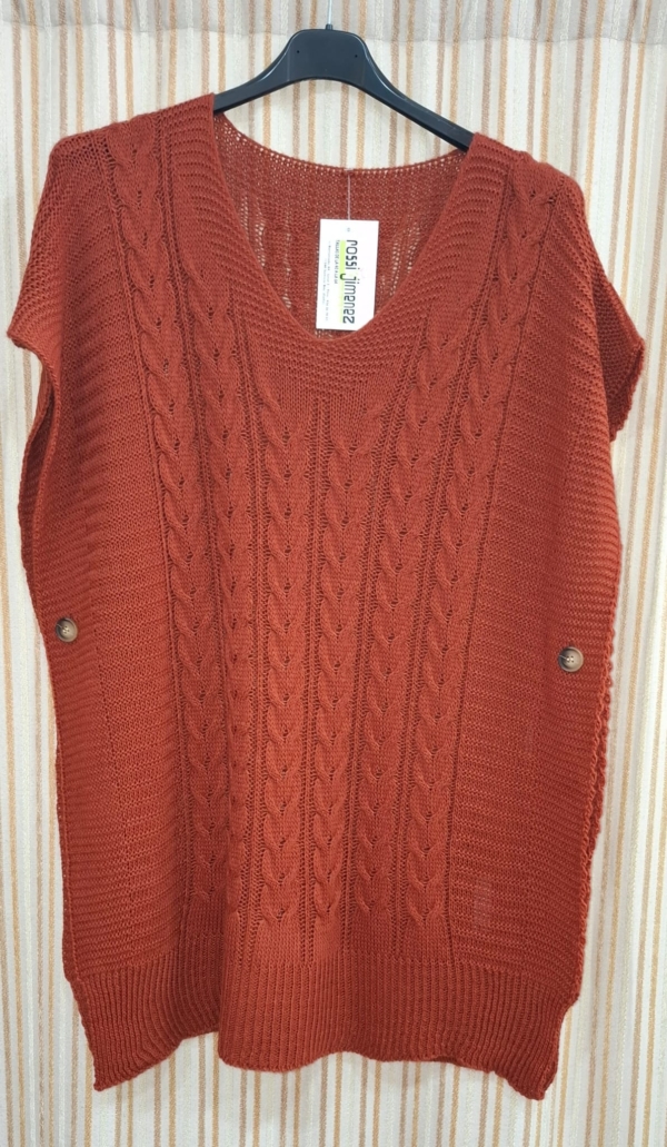 Chaleco Lana Curvy (Talla única 44 a  52 aprox.) - Imagen 2