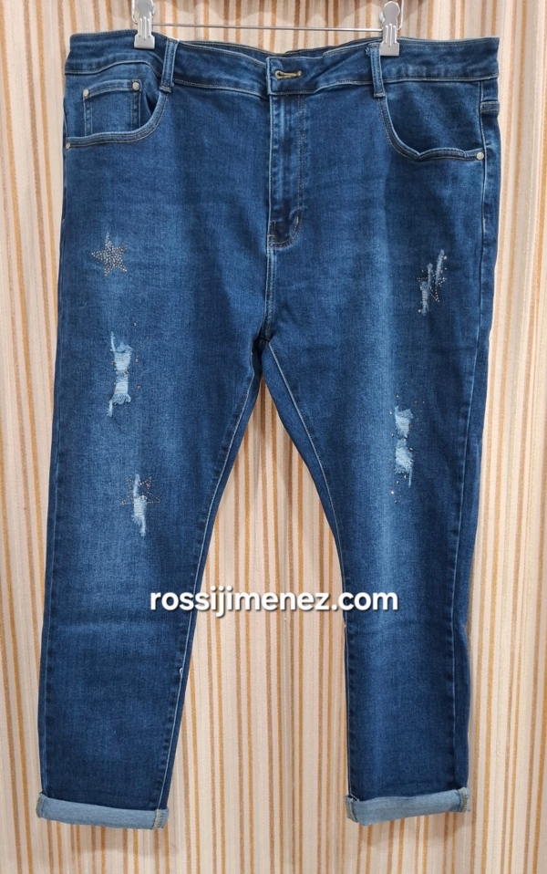 Pantalón vaquero Fantasía rotos (Tallas 46 a 54)