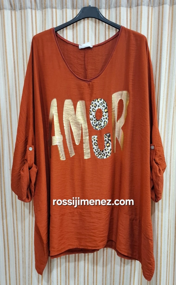 Camiseta/Blusón Amour (Ancho 160 cm aprox) - Imagen 4