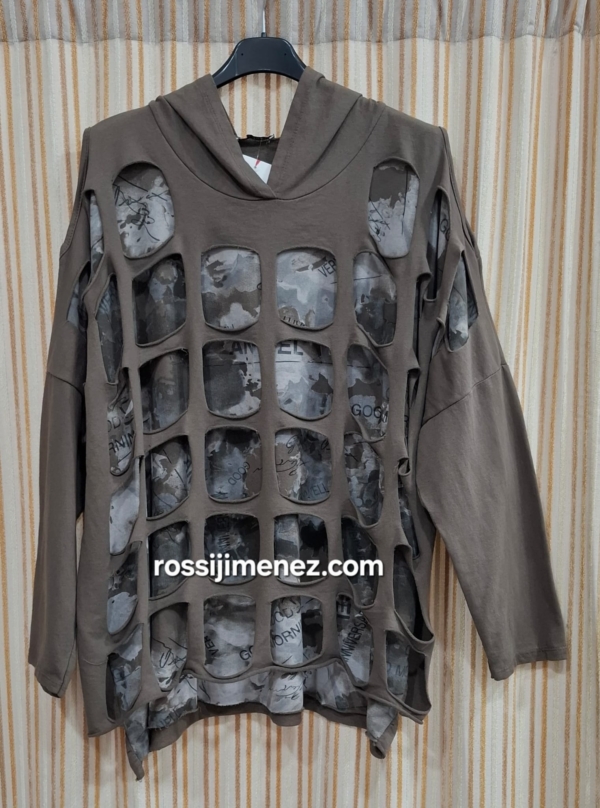 Sudadera Agujeros (Ancho 140/145 cm aprox) - Imagen 5