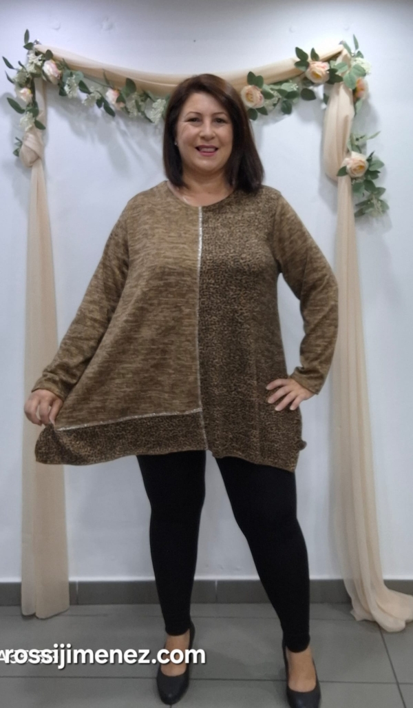 Camiseta Mezcla Print (Talla única hasta una 56/58 aprox.)