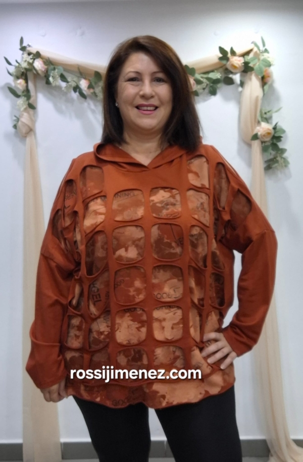 Sudadera Agujeros (Ancho 140/145 cm aprox)