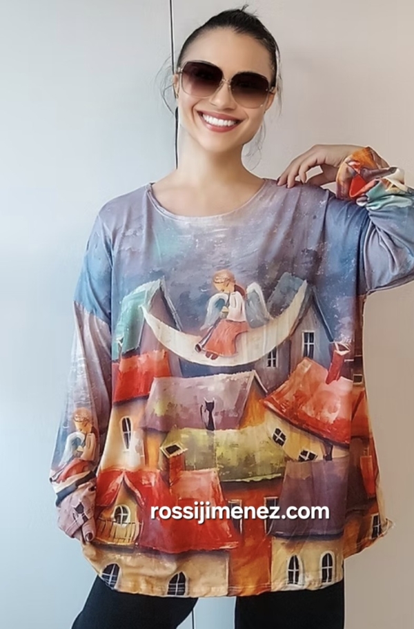 Camiseta Impresión Àngel (Talla única 46 a 54 aprox.)