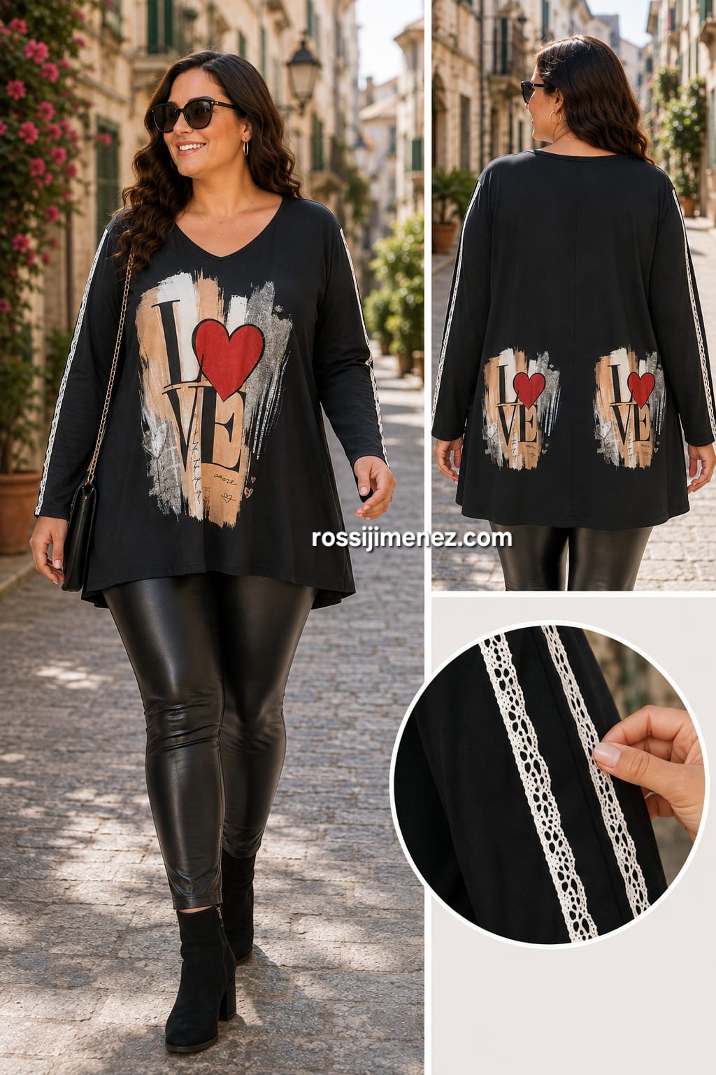 Camiseta Impresión Maxi Love (Talla única 54 a 60 aprox.)