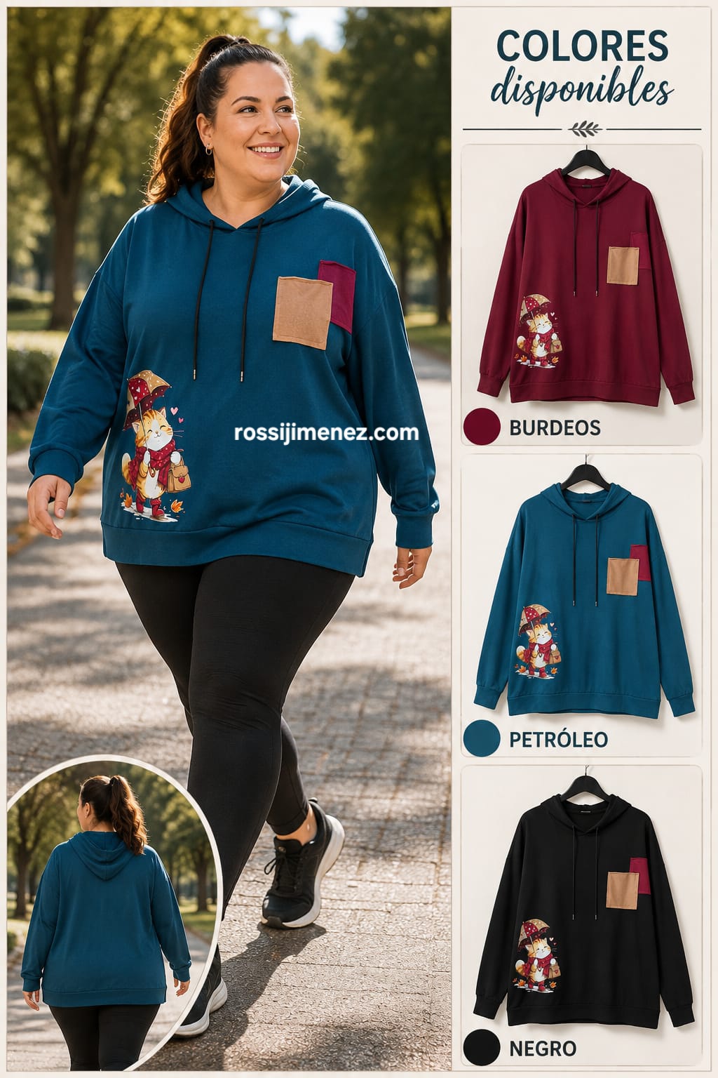 Sudadera Gatito (Talla única 54 a 62 aprox.)
