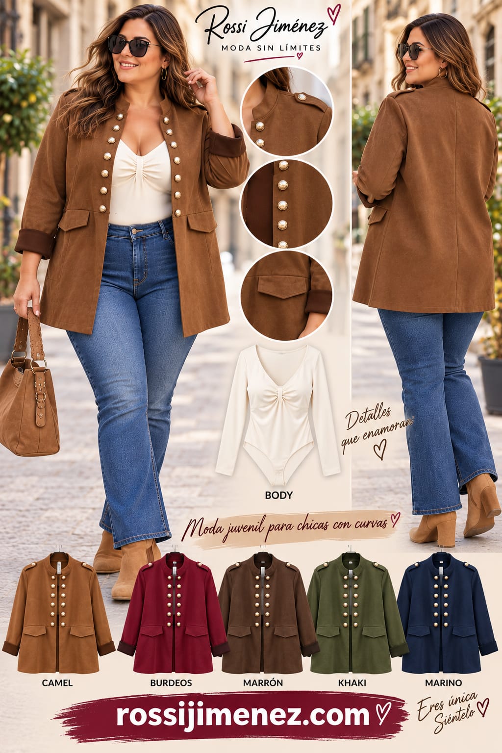 Chaqueta Capitana Antelina
