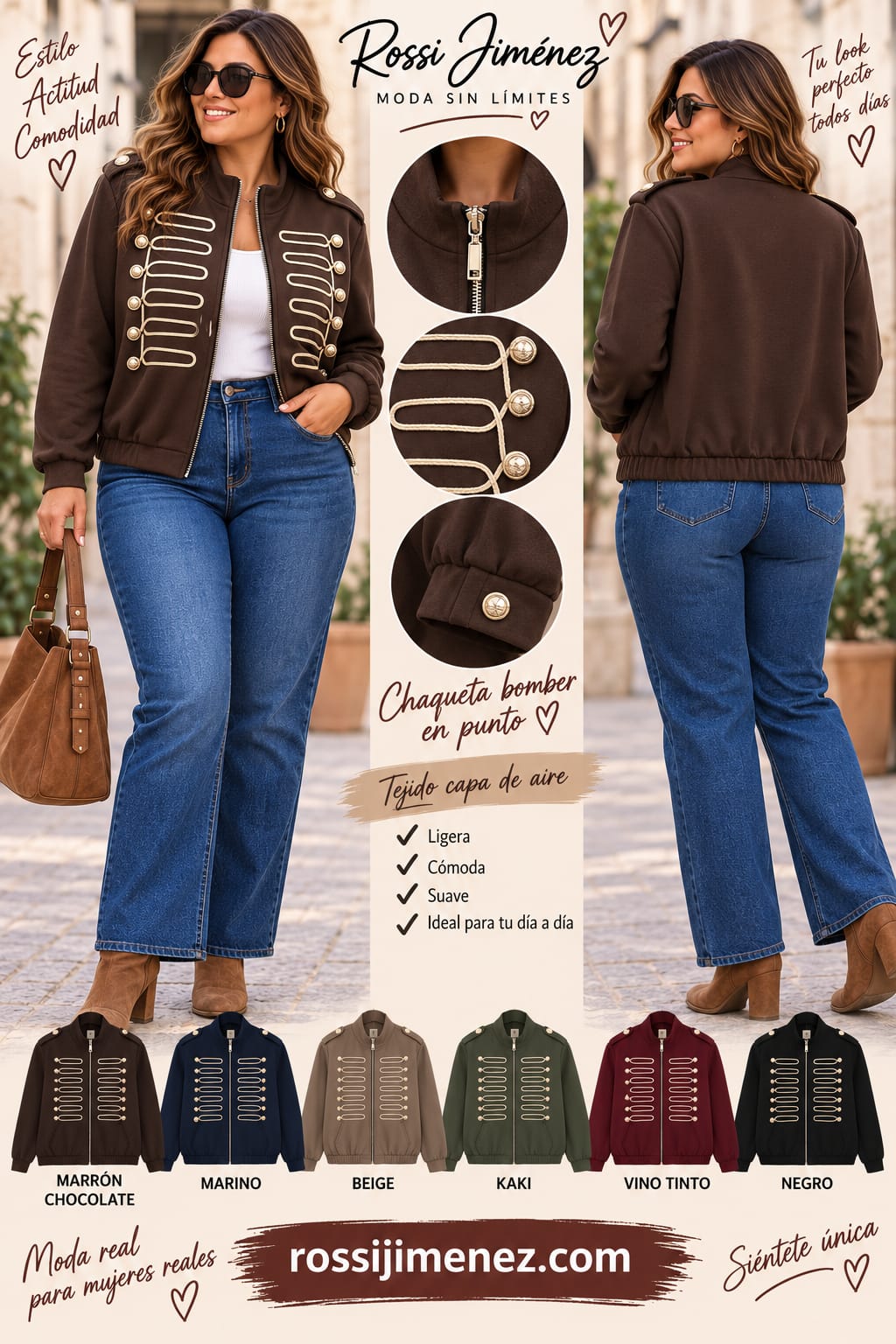 Bomber Capitana (Talla única 44 a 54 )