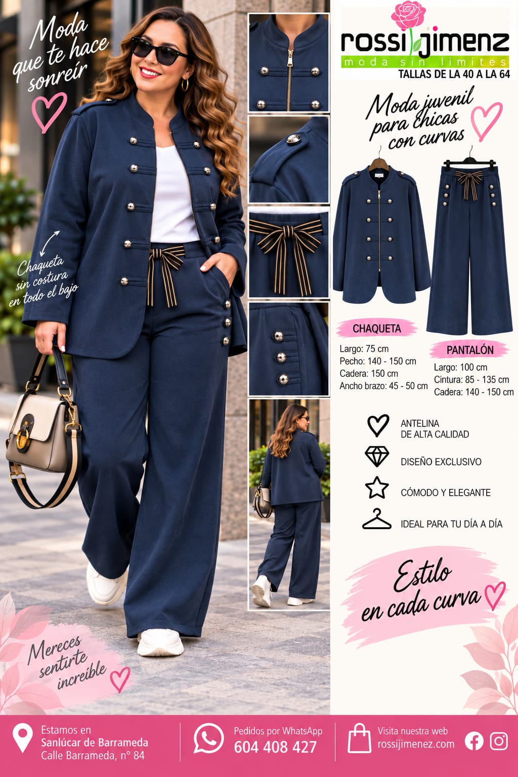 Conjunto Antelina Capitana Curvy - Imagen 4
