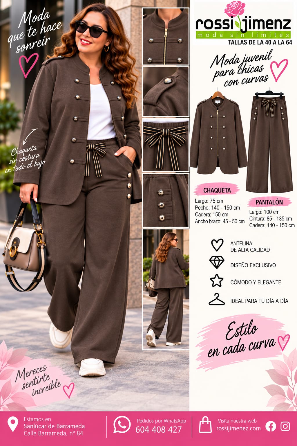 Conjunto Antelina Capitana Curvy - Imagen 3