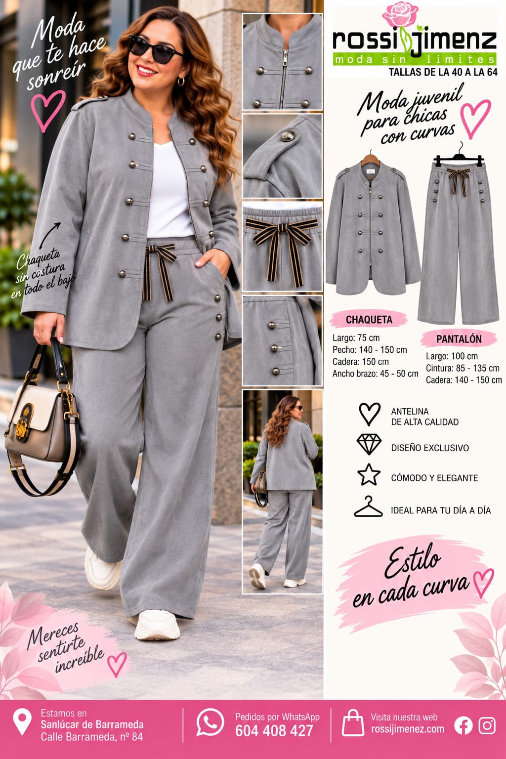 Conjunto Antelina Capitana Curvy