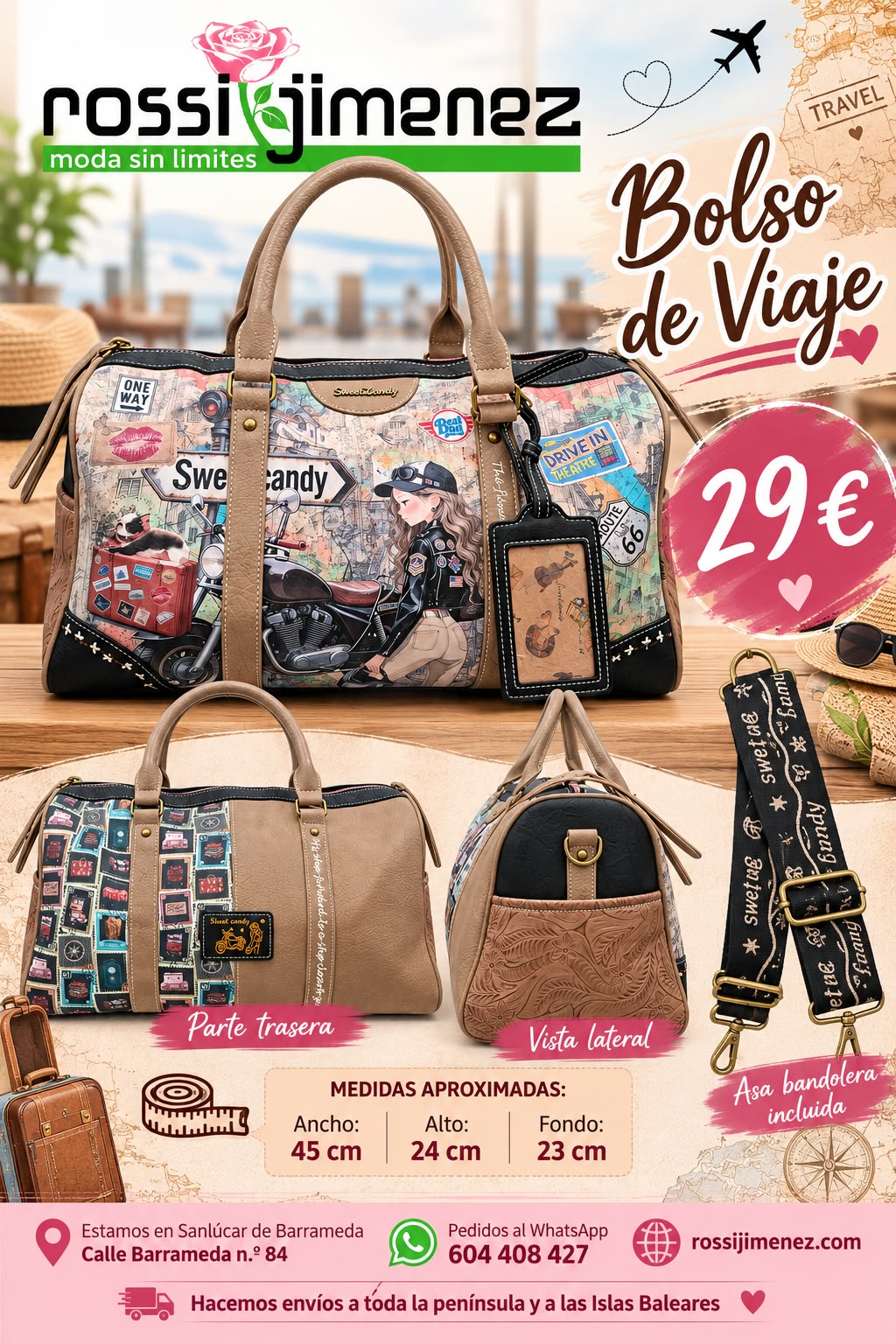 Bolso de viaje Motera Ref 359-05